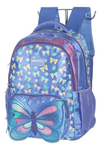 Imagem de Mochila De Costas Infantil Borboleta 3d Original Up4you