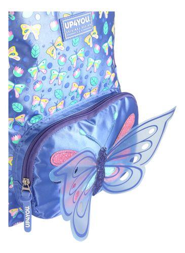 Imagem de Mochila De Costas Infantil Borboleta 3d Original Up4you