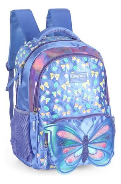 Imagem de Mochila De Costas Infantil Borboleta 3D Up4You