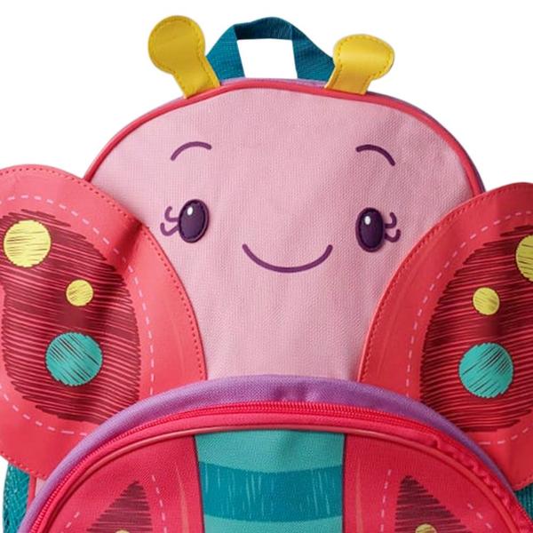 Imagem de Mochila De Costas Infantil Clio Abelha Borboleta Joaninha