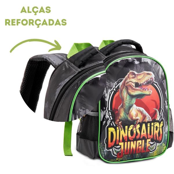 Imagem de Mochila de Costas Infantil  Escolar do Dinossauro