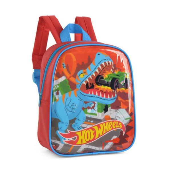 Imagem de Mochila De Costas Infantil Hot Wheels Pp Vermelho