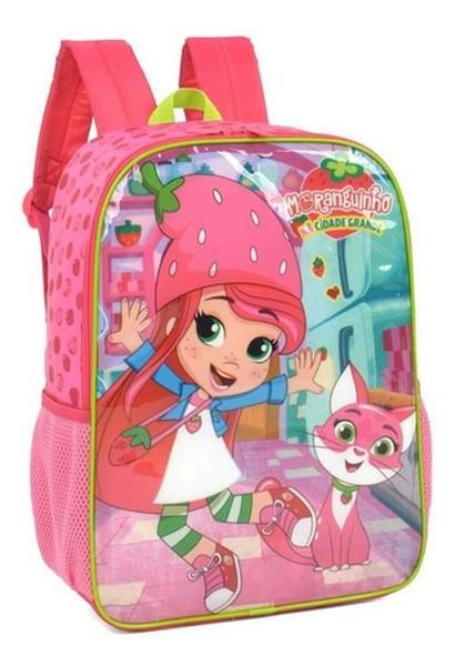 Imagem de Mochila De Costas Infantil Original Moranguinho - Pink