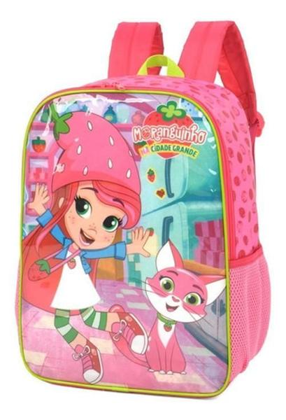 Imagem de Mochila De Costas Infantil Original Moranguinho - Pink