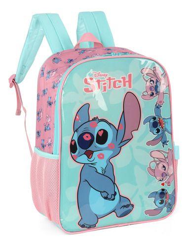 Imagem de Mochila De Costas Infantil Original Stitch Angel Disney