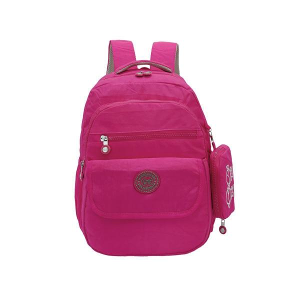 Imagem de Mochila de Costas Juvenil Casual Escola Trabalho Viagem Notebook Reforcada Resistente Menino e Menina Rosa