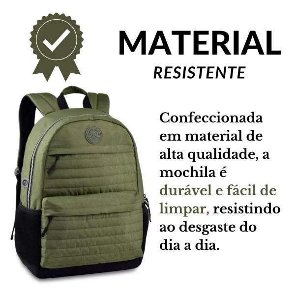 Imagem de Mochila De Costas Masculino Casual P/ Notebook C/ 6 Bolsos - Trabalho/Faculdade - Clio