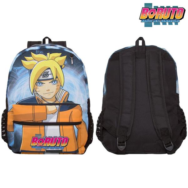 Mochila de Costas Menino Preta Boruto Passeio Aulas Toys 2U Imagem de Mochila de Costas Menino Preta Boruto Passeio Aulas Toys 2U