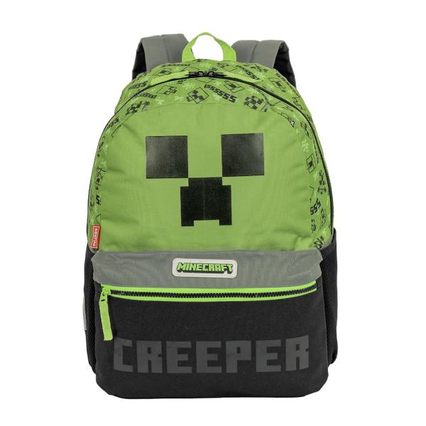 Imagem de Mochila De Costas Minecraft Game Creeper Meninos Escolar