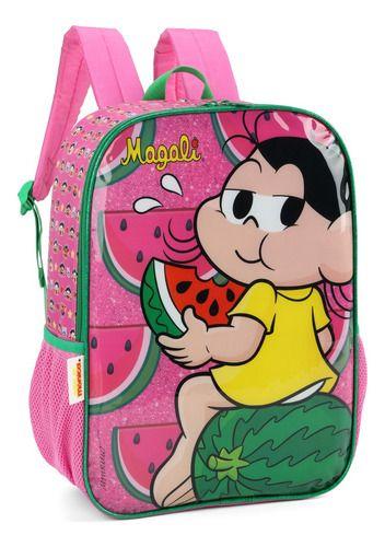 Imagem de Mochila De Costas Original Magali Turma Da Mônica 