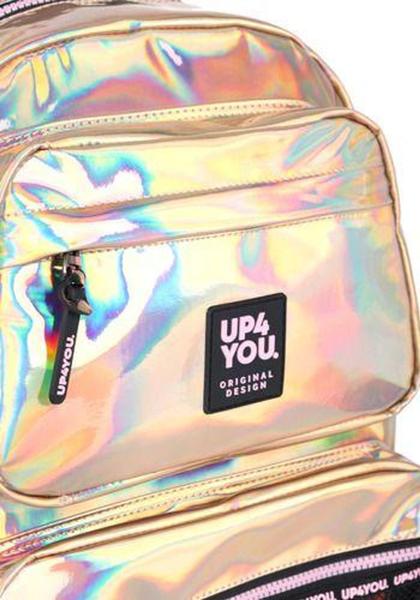 Imagem de Mochila De Costas Porta Notebook Holográfica Original Up4you - Luxcel