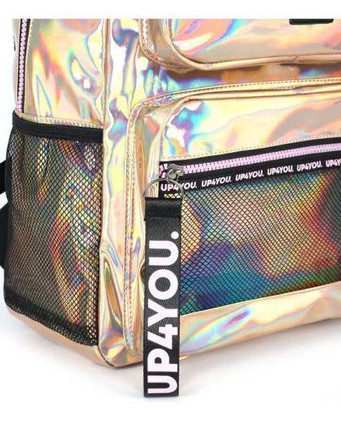 Imagem de Mochila De Costas Porta Notebook Holográfica Original Up4you - Luxcel