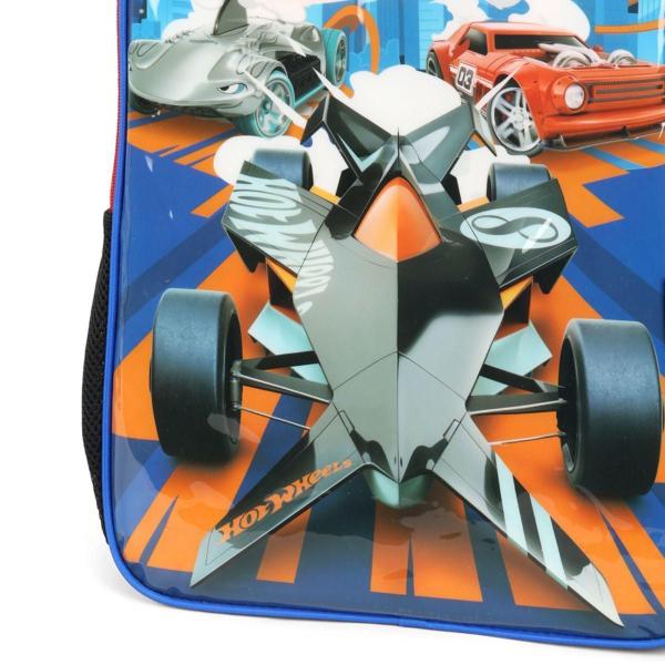 Imagem de Mochila De Costas Preta Hot Wheels Infantil Escolar - Luxcel