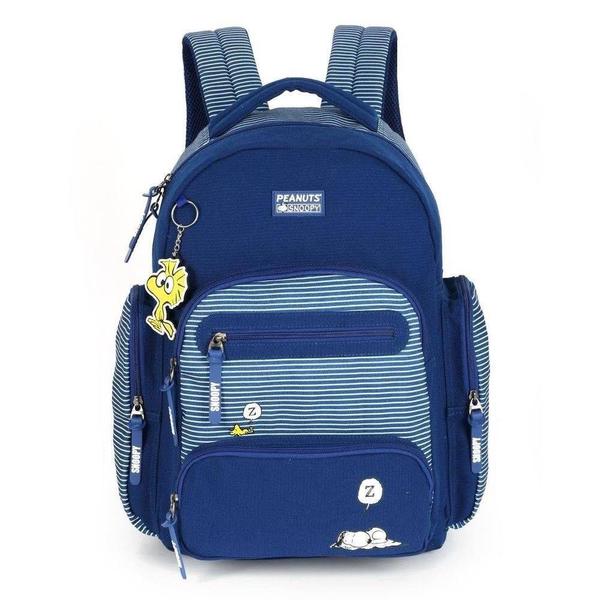 Imagem de Mochila De Costas Snoopy Listrado Laptop Grande Luxcel