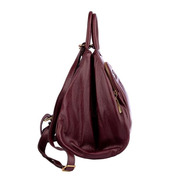 Imagem de Mochila de couro 3 em 1 Sabrina marsala Feminino