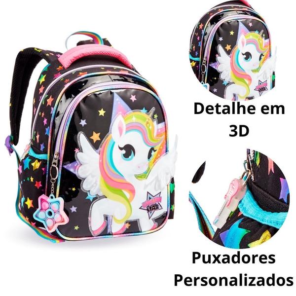 Imagem de Mochila De Creche Infantil Unicórnio