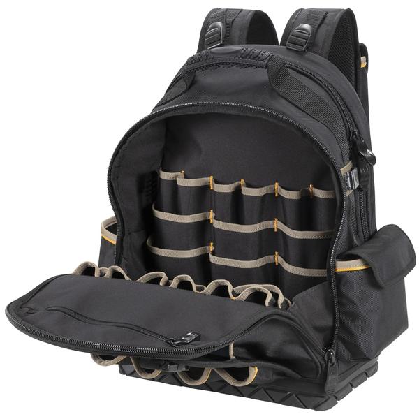 Mochila de ferramentas CLC Work Gear PB1133 com 38 bolsos preta/azul - Custom Leathercraft Imagem de Mochila de ferramentas CLC Work Gear PB1133 com 38 bolsos preta/azul