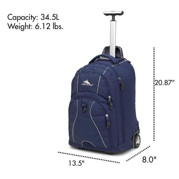 Imagem de Mochila de laptop com rodas High Sierra Freewheel True Navy