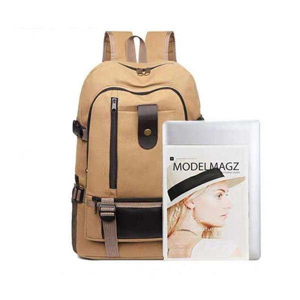 Imagem de Mochila de Lona Unisex Casual QL096