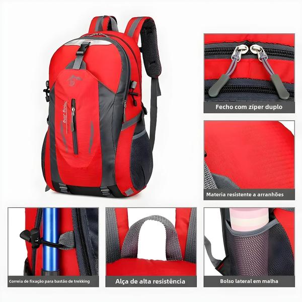 Imagem de Mochila de Montanhismo 40L - Grande Capacidade para Esportes ao Ar Livre e Viagens