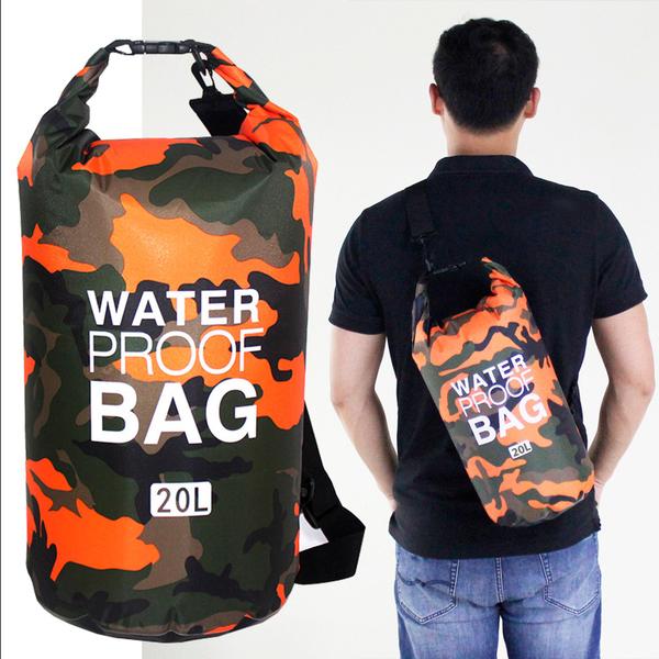 Imagem de Mochila de Natação Bolsa Saco Estanque A Prova D'água Bóia Impermeável 05L/10L/20L