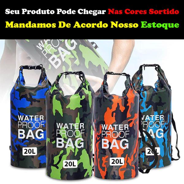 Imagem de Mochila de Natação Bolsa Saco Estanque A Prova D'água Bóia Impermeável 05L/10L/20L