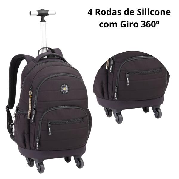 Imagem de Mochila De Rodas 360º Escolar Masculina Notebook