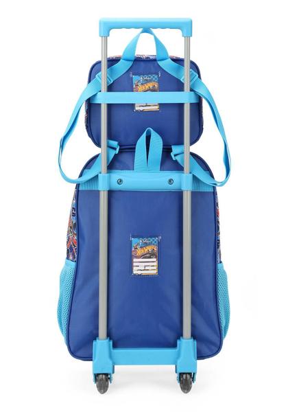 Imagem de Mochila de Rodas com Lancheira Hot Wheels ul 41x30x14 cm