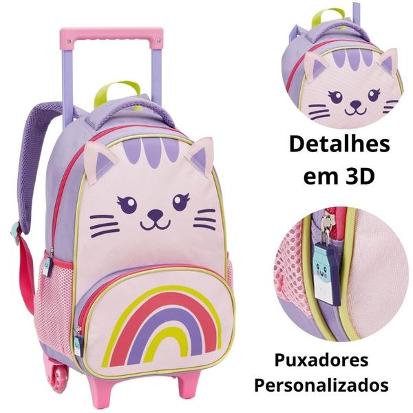 Imagem de Mochila De Rodinha Creche Infantil Zoop