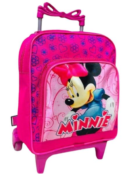 Imagem de Mochila De Rodinha Escolar De Menina Infantil Bolsa Creche Personagem