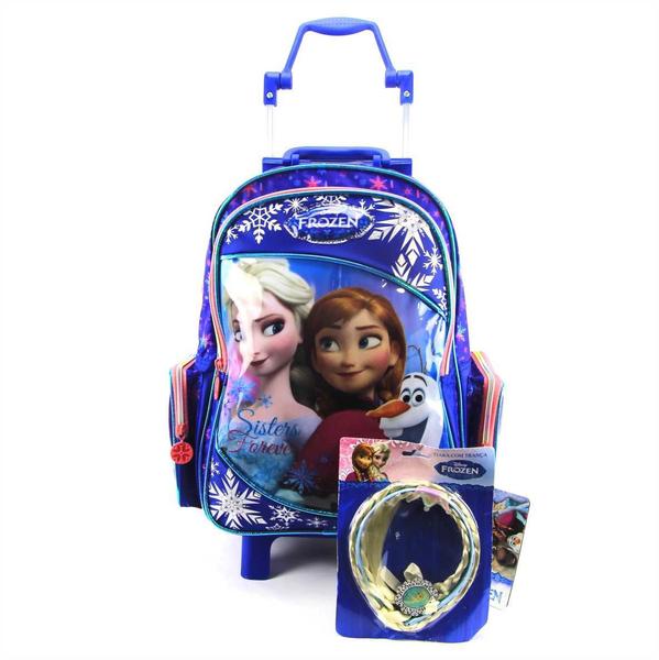 Imagem de Mochila de rodinha escolar Frozen Disney G 37131