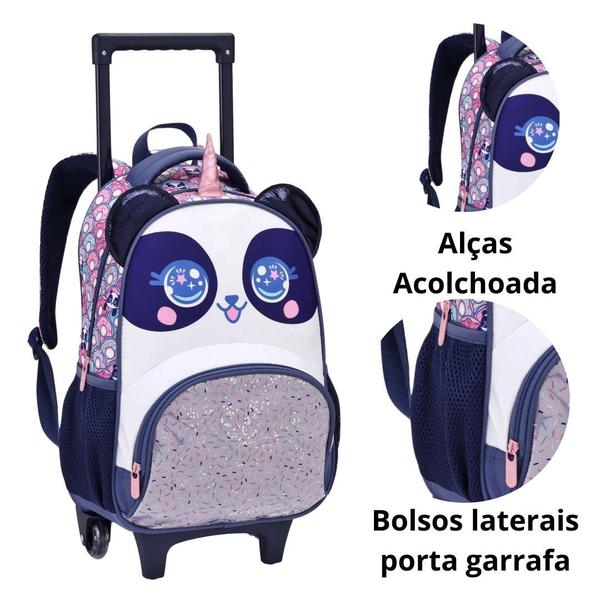 Imagem de Mochila De Rodinha Escolar Infantil Feminina