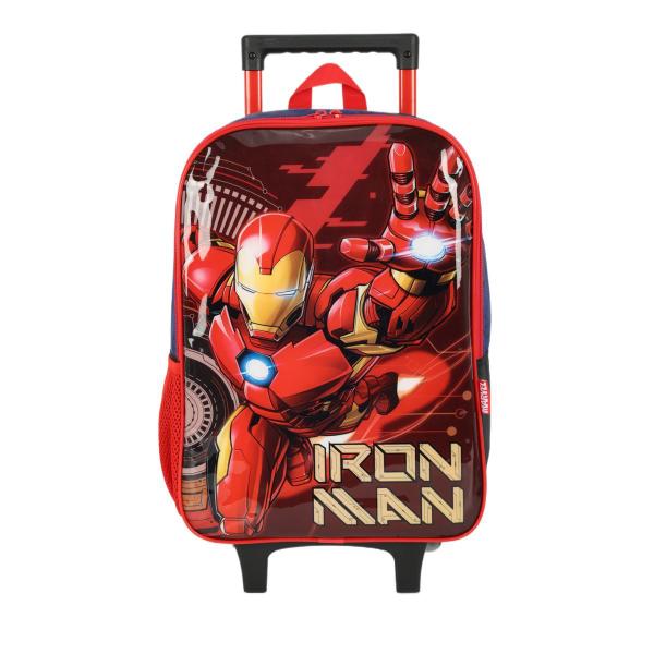 Imagem de Mochila de Rodinha Escolar Infantil Menino Avengers Vingadores Luxcel