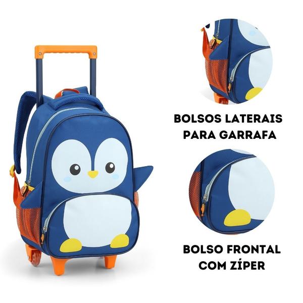 Imagem de Mochila de Rodinha Escolar Zoop Animais