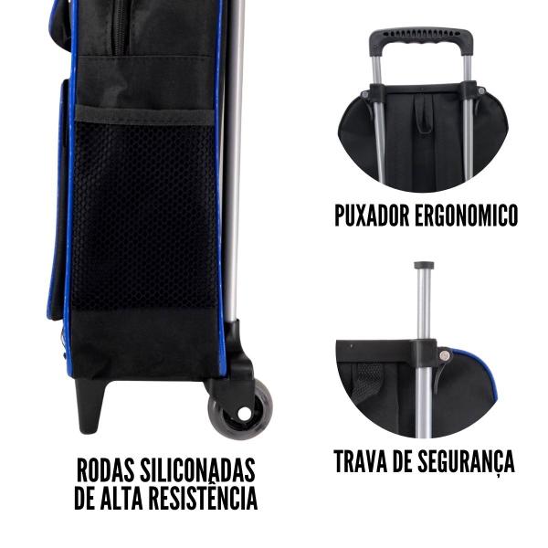 Imagem de Mochila De Rodinha Grande Menino e Menina Personagens