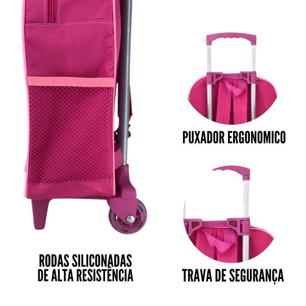 Imagem de Mochila De Rodinha Grande Menino e Menina Personagens