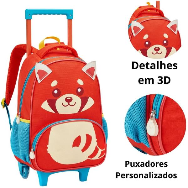 Imagem de Mochila de Rodinha Infantil Escolar Zoop