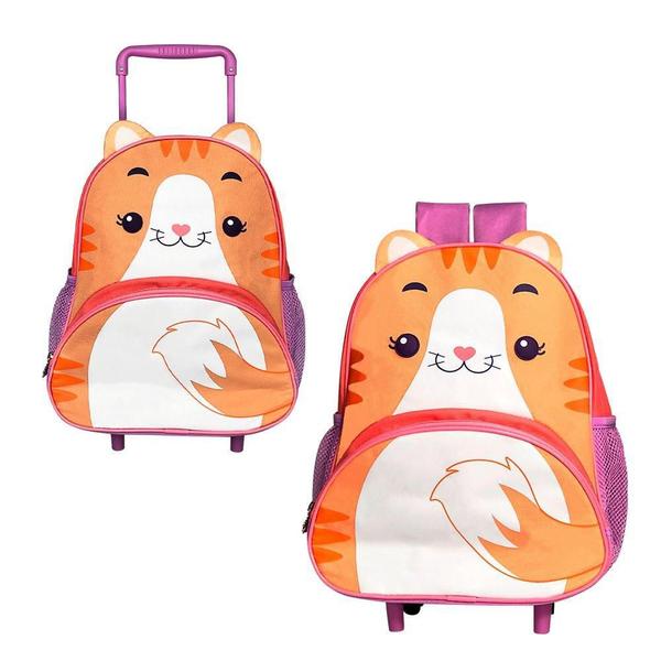 Imagem de Mochila De Rodinha Infantil - Gato