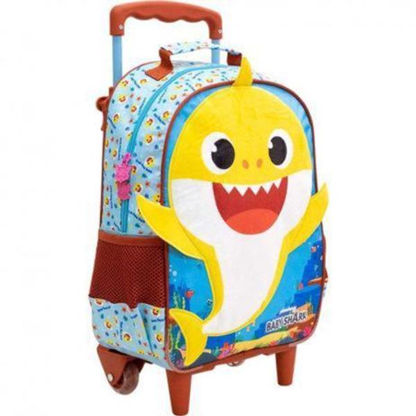 Imagem de Mochila De Rodinha Infantil Xeryus Baby Shark Plush