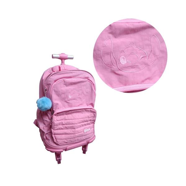 Imagem de Mochila De Rodinha Stitch Infantil Carrinho Luxcel