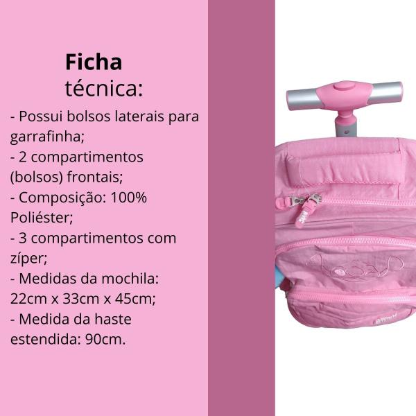 Imagem de Mochila De Rodinha Stitch Infantil Carrinho Luxcel