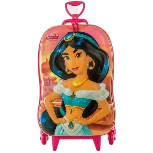 Imagem de Mochila De Rodinhas 3D Maxtoy Princesa Jasmine Rosa