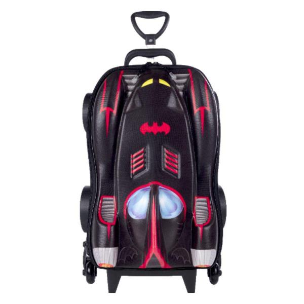 Imagem de Mochila De Rodinhas Batman Chrome Wheels Infantil Escolar