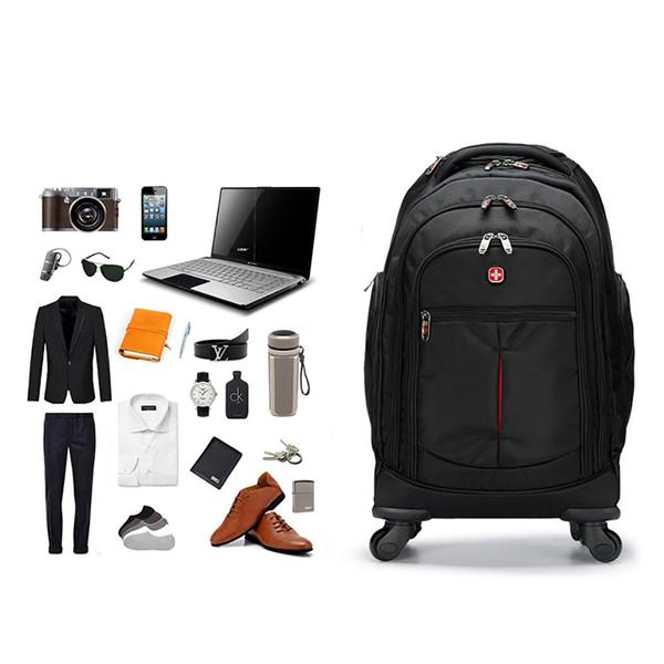 Imagem de Mochila De Rodinhas e Costas Notebook Executiva Crossgear Impermeável 