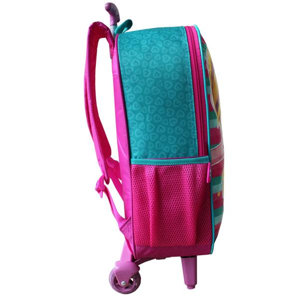 Imagem de Mochila De Rodinhas Escolar Polly Pocket Feminina Infantil