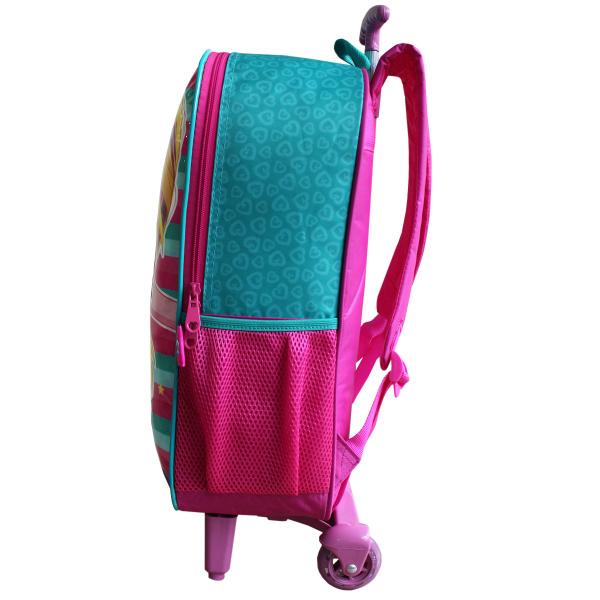 Imagem de Mochila De Rodinhas Escolar Polly Pocket Feminina Infantil