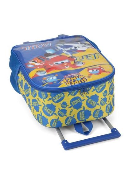 Imagem de Mochila de Rodinhas Escolar Super Wings Azul - Luxcel