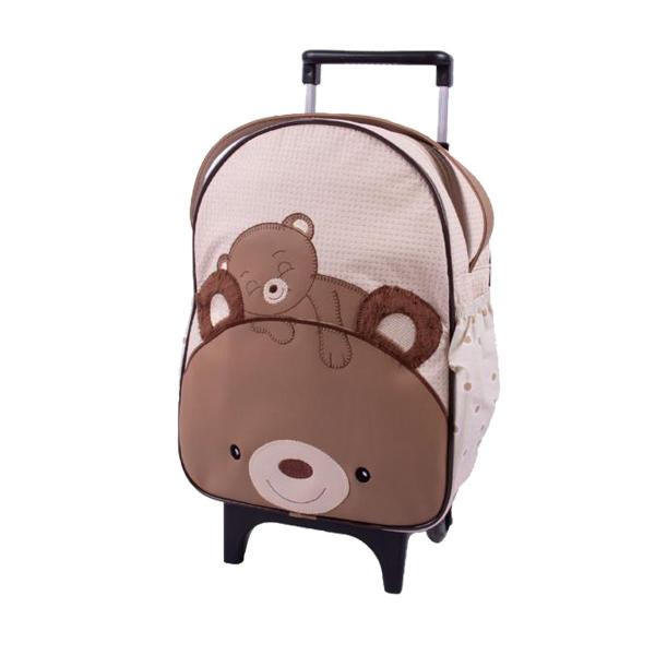 Imagem de Mochila De Rodinhas Infantil Bichinho com Lancheira Escolar Tam. G