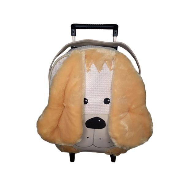 Imagem de Mochila De Rodinhas Infantil Bichinho com Lancheira Escolar Tam. G