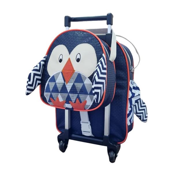 Imagem de Mochila De Rodinhas Infantil Bichinho com Lancheira Escolar Tam. G